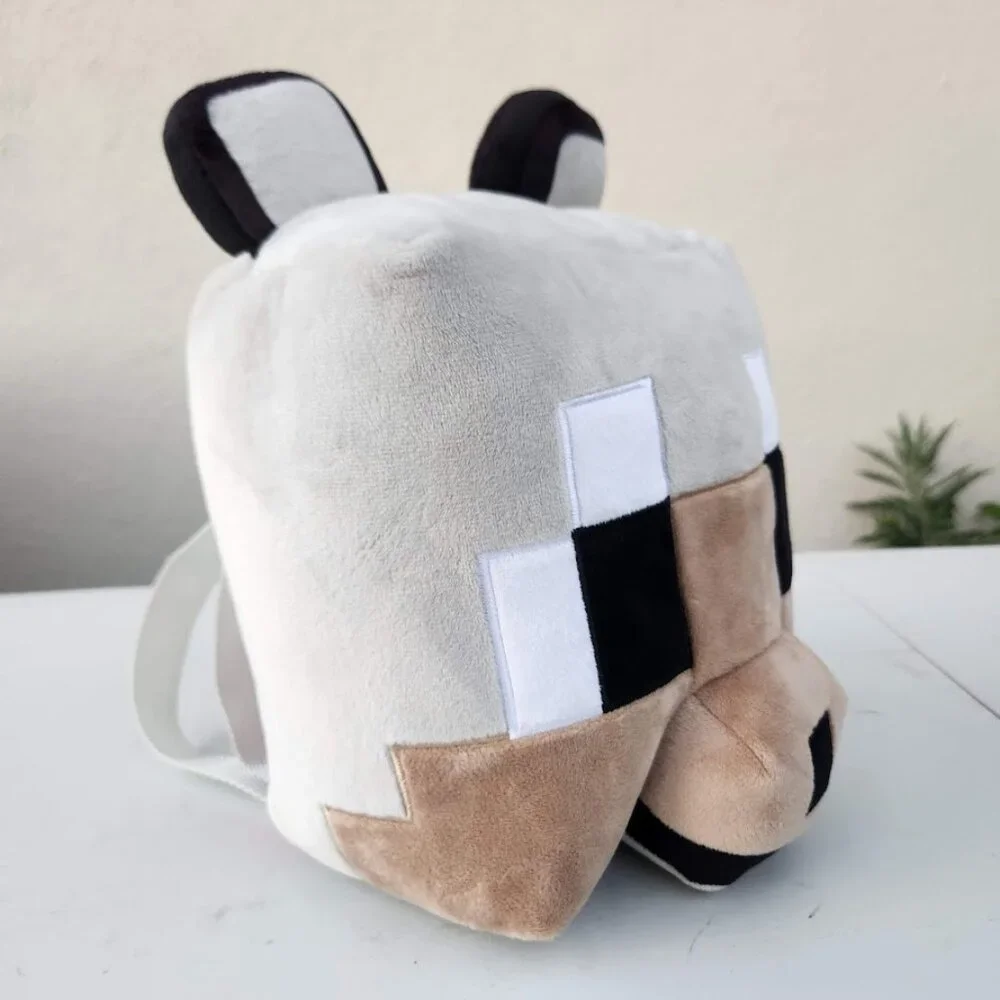 NEW Minecraft Wolf Large Plush Backpack 12.5